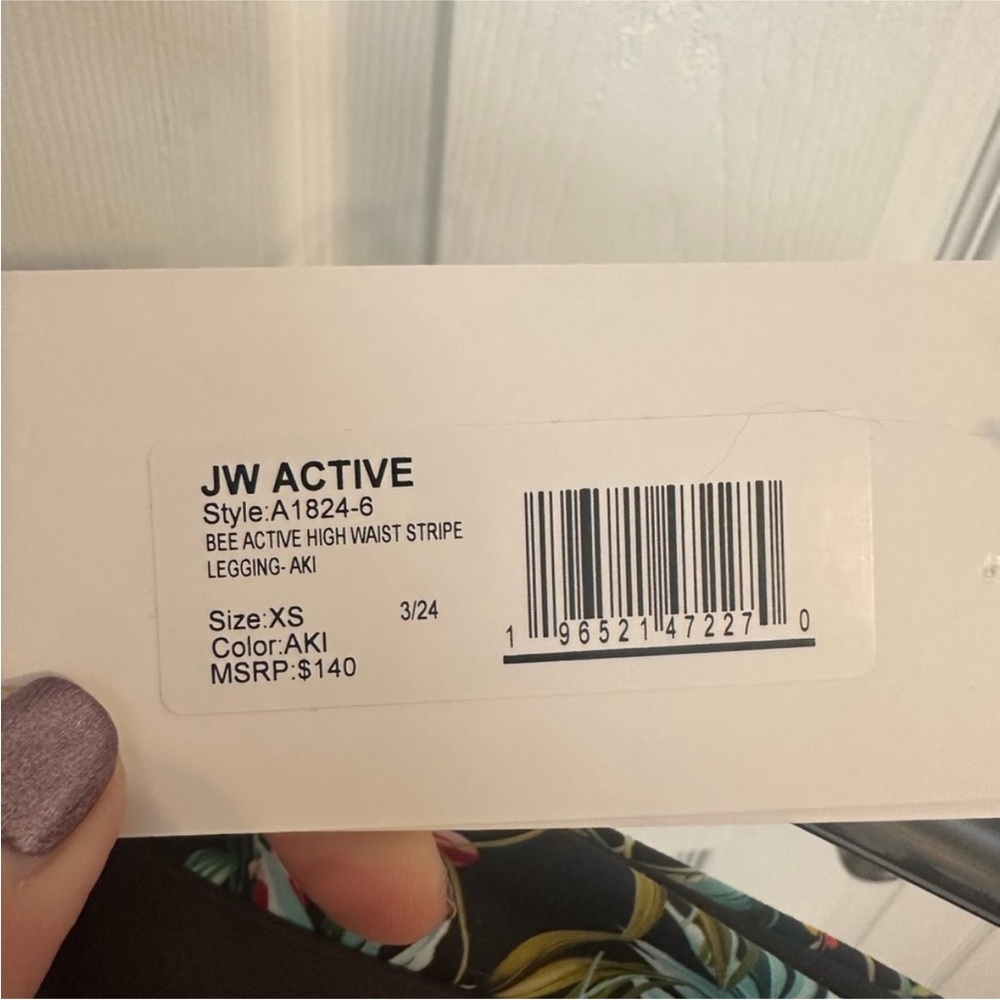 NWT Johnny Was Bee Active High Waist Leggings - Picture 5 of 7